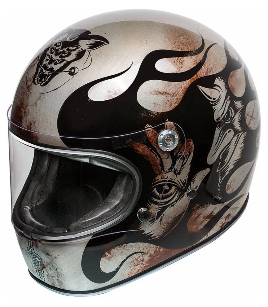 Trophy BD Titanium Motorhelm 3 Trophy BD Titanium Motorhelm