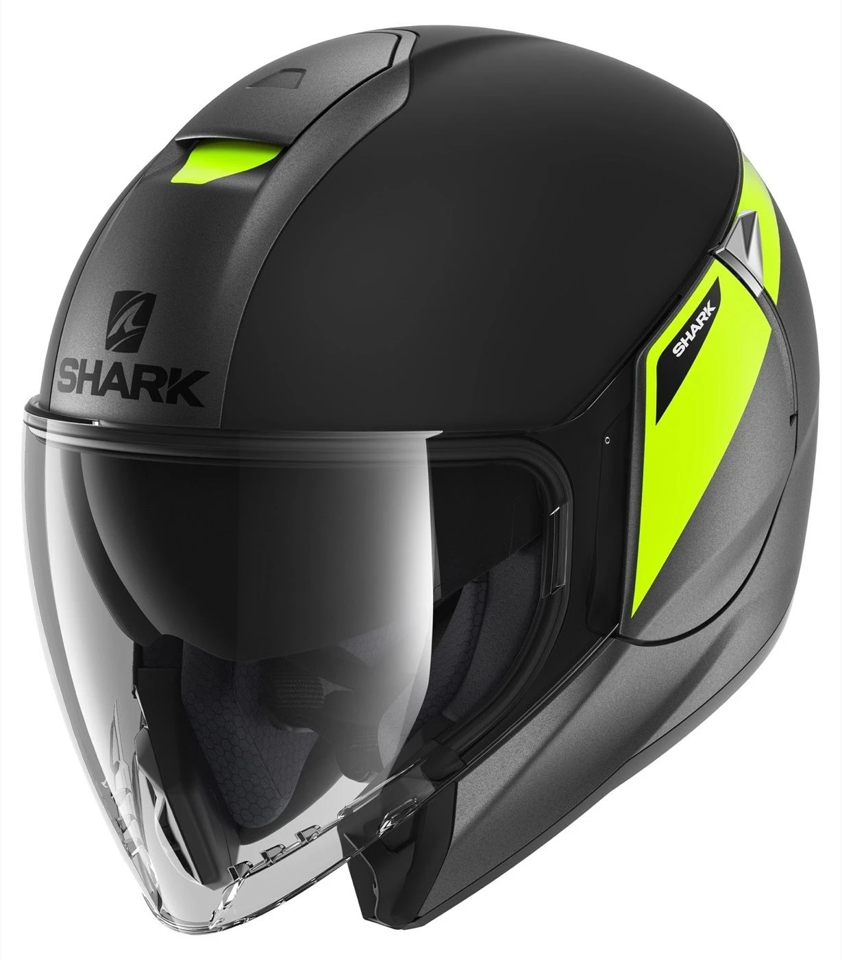 Shark Citycruiser Karonn Mat Motorhelm 3 Shark Citycruiser Karonn Mat Motorhelm